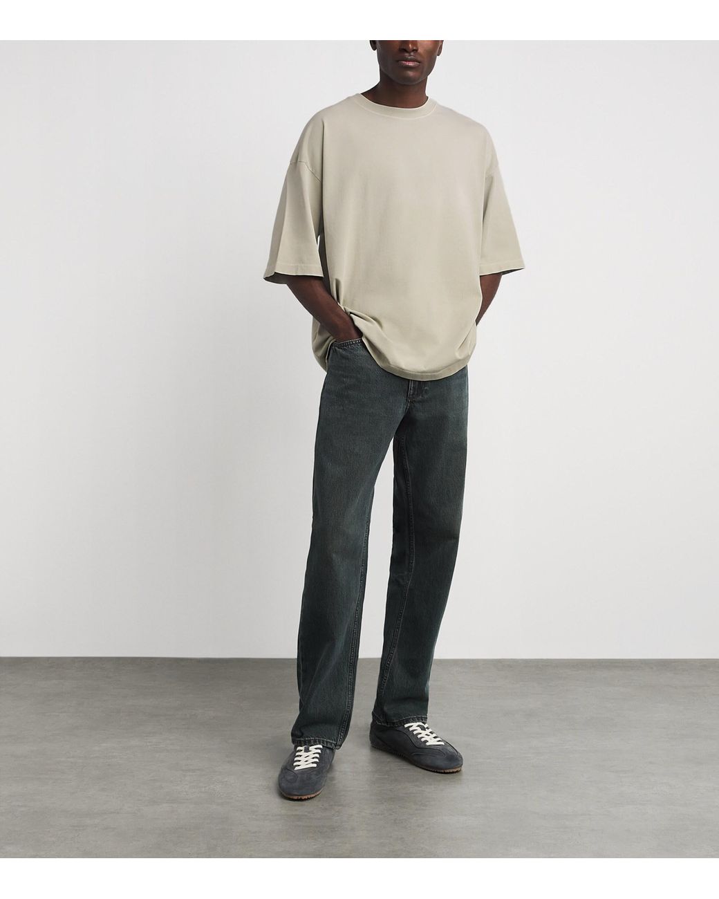 Agolde White Cotton Portman T-Shirt for men