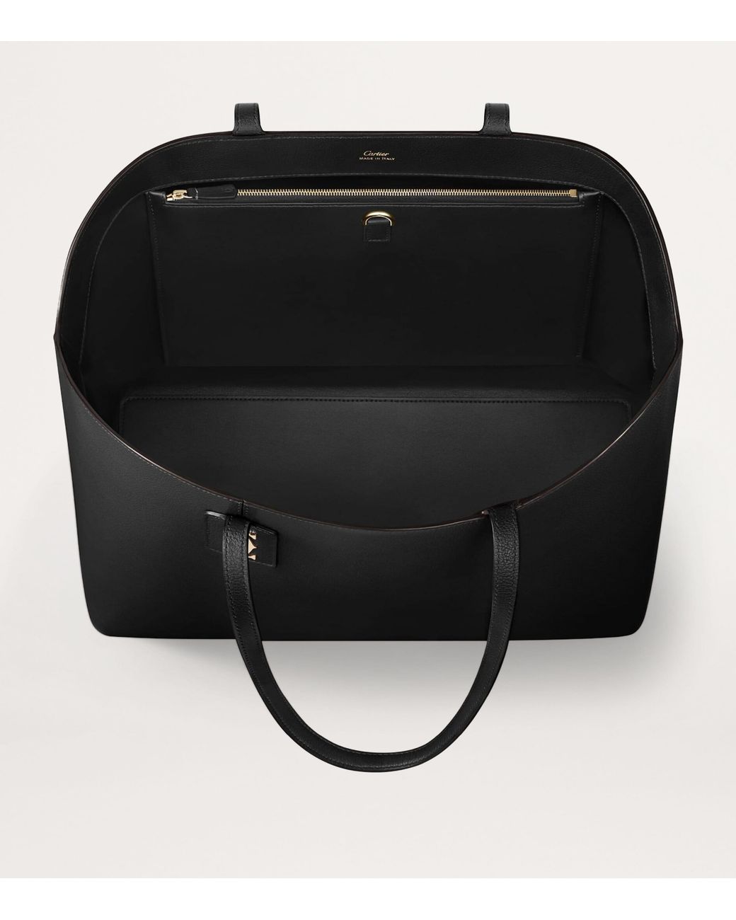 Cartier Black Calfskin C De Tote Bag