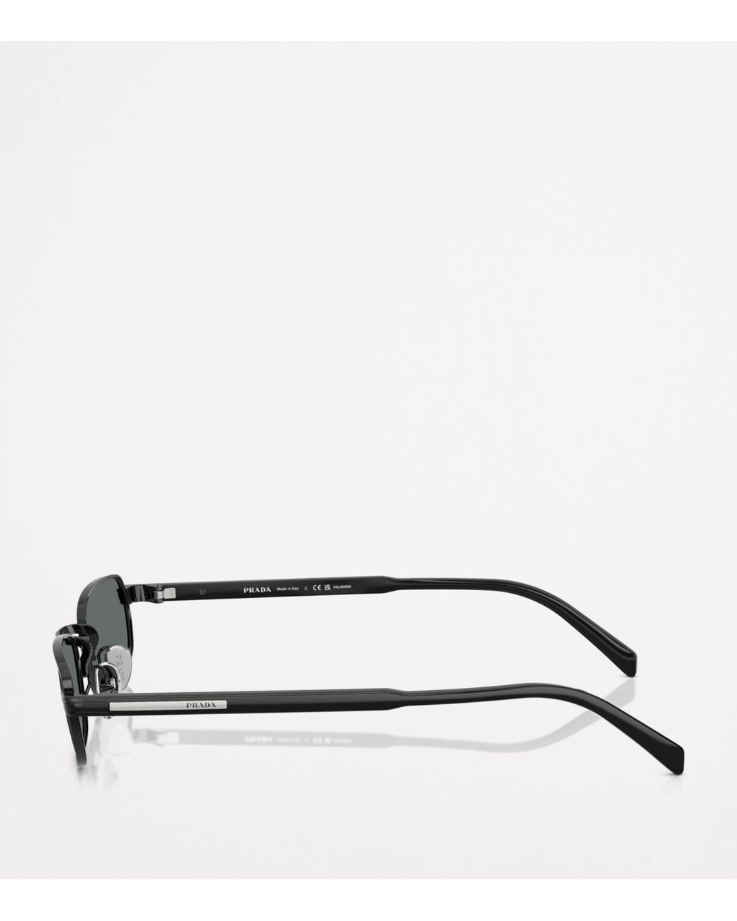 Prada Gray Metal Pr B54S Sunglasses for men