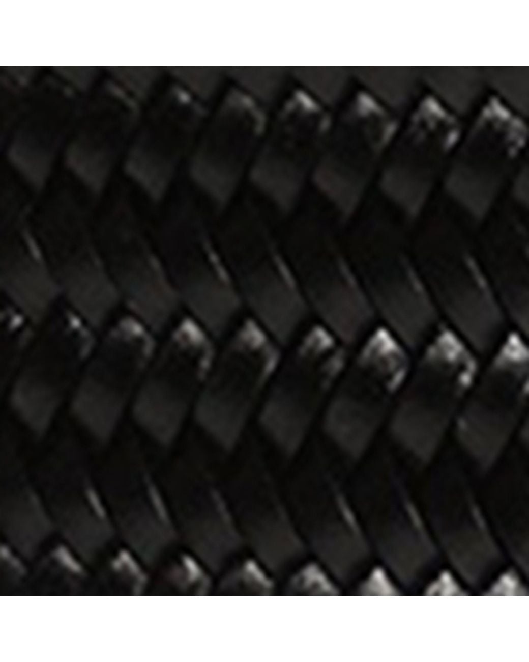 Dolce & Gabbana Black Leather Woven Belt for men