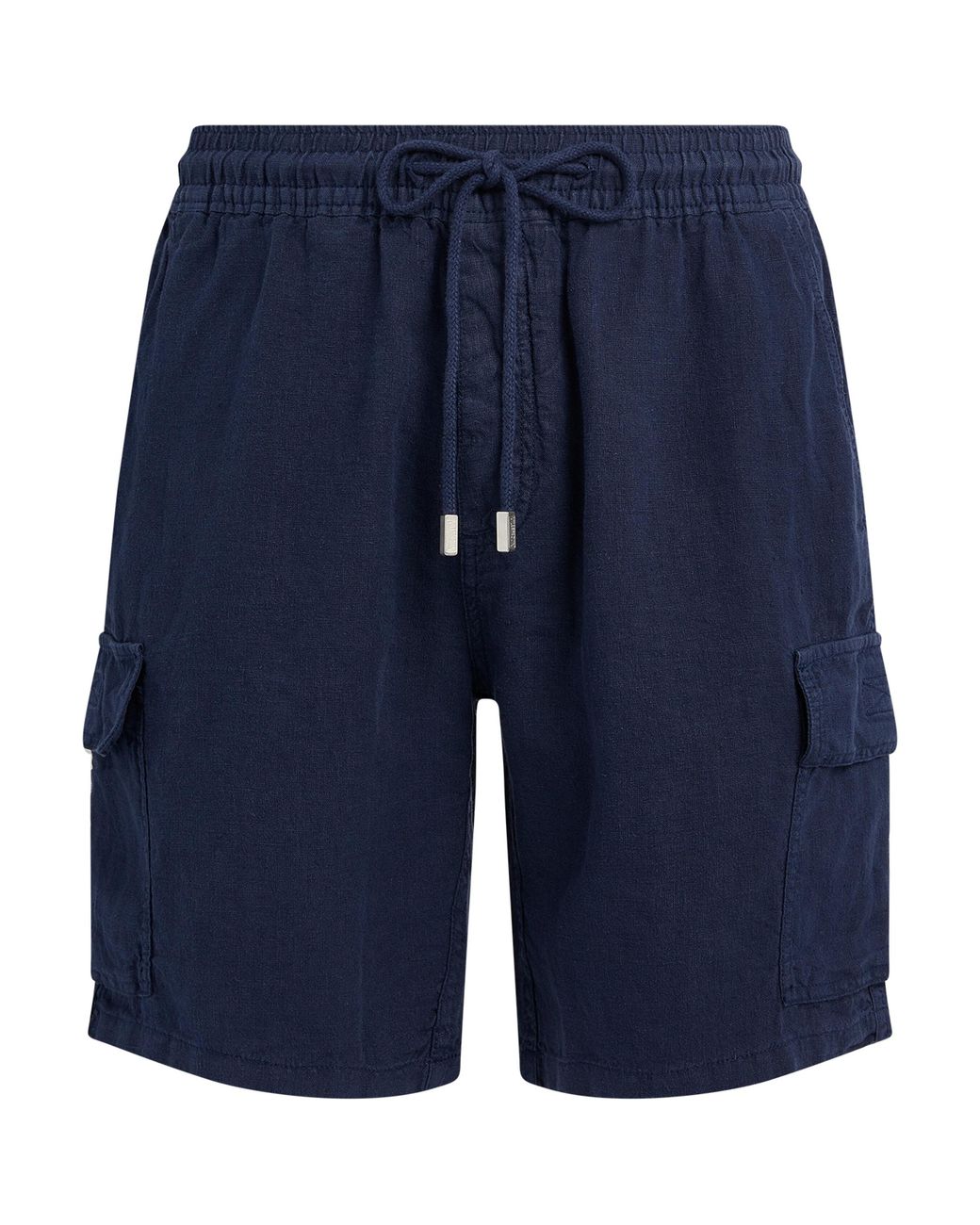Vilebrequin Blue Linen Baie Shorts for men