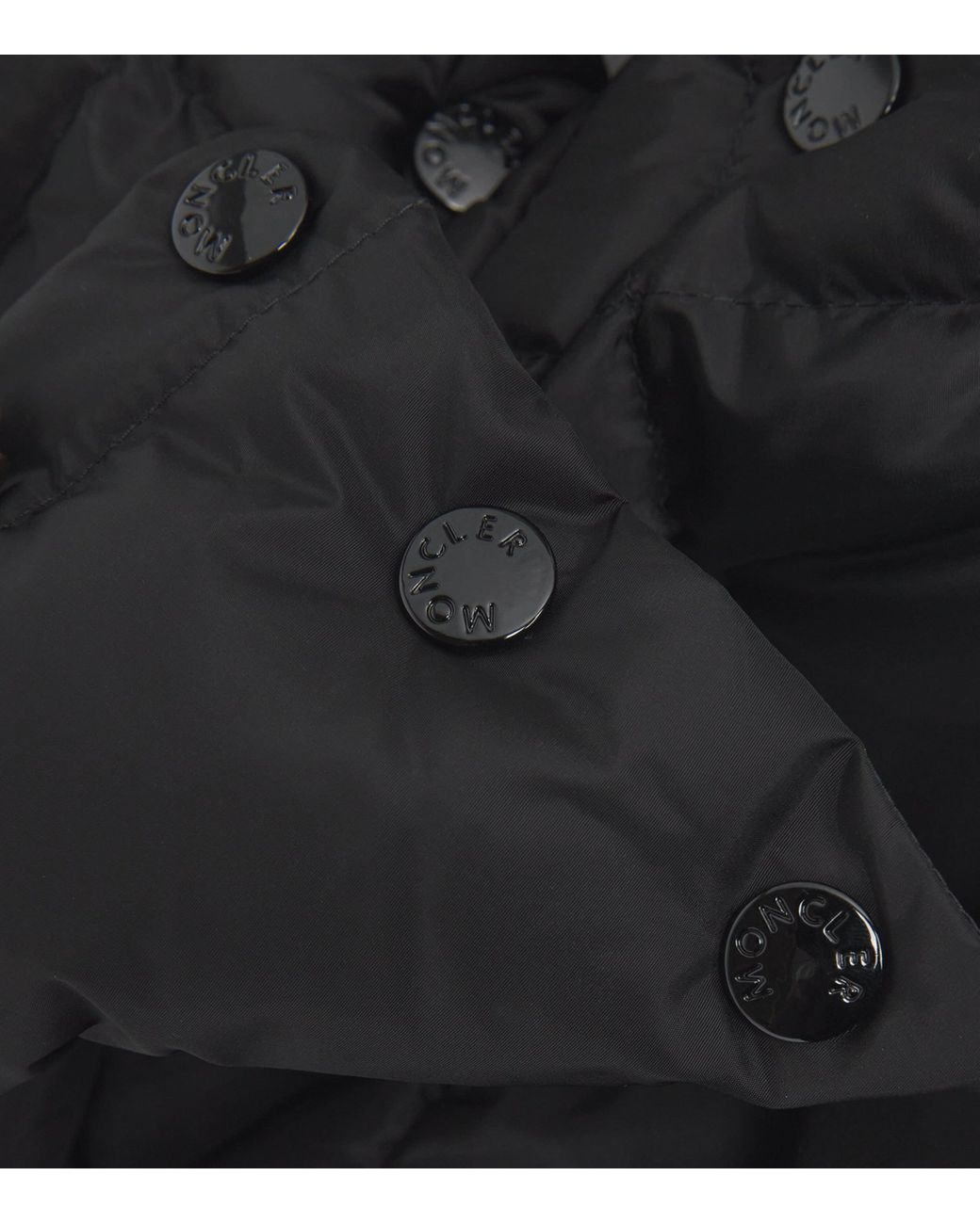 Moncler Black Down Litte Long Coat