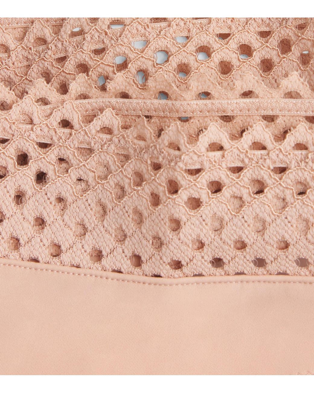 Wolford Pink Romantic Net Thong