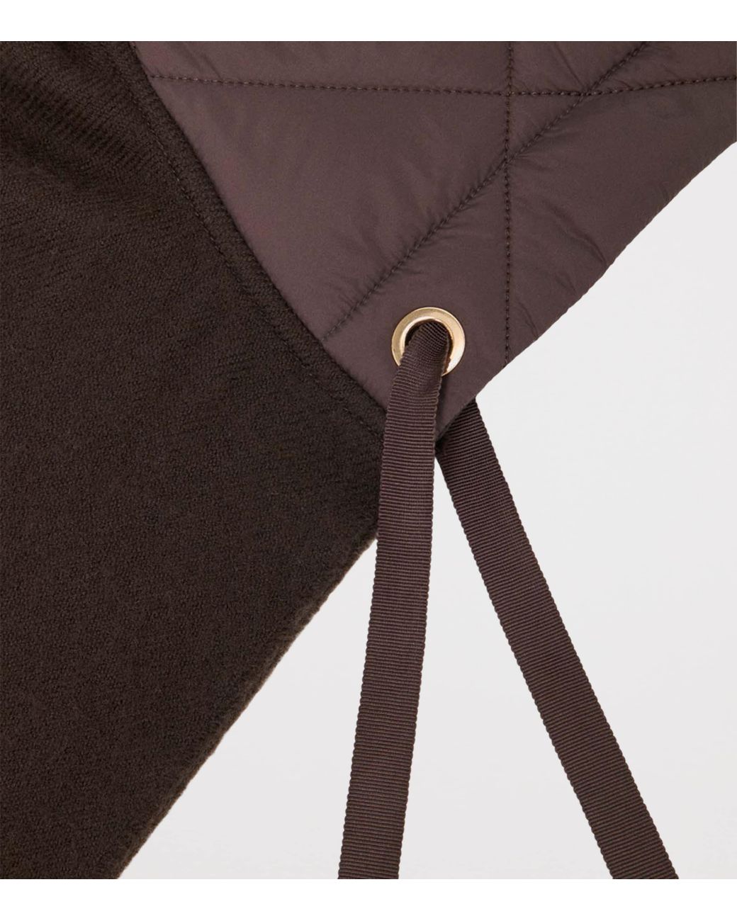 Maje Purple Wool Hooded Scarf