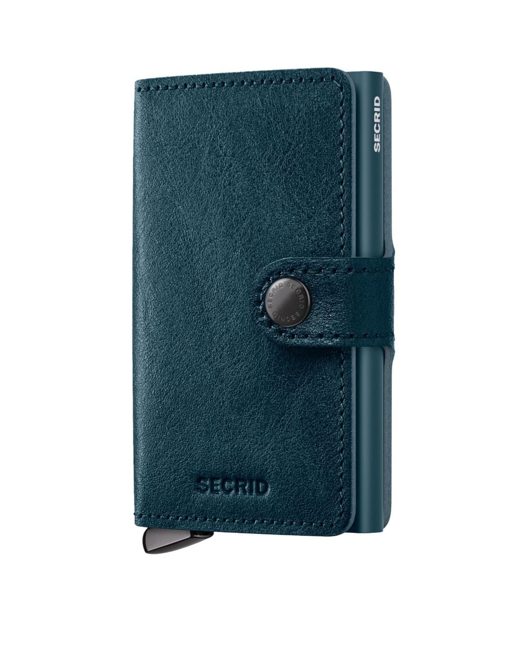 Secrid Blue Basco Leather Miniwallet for men
