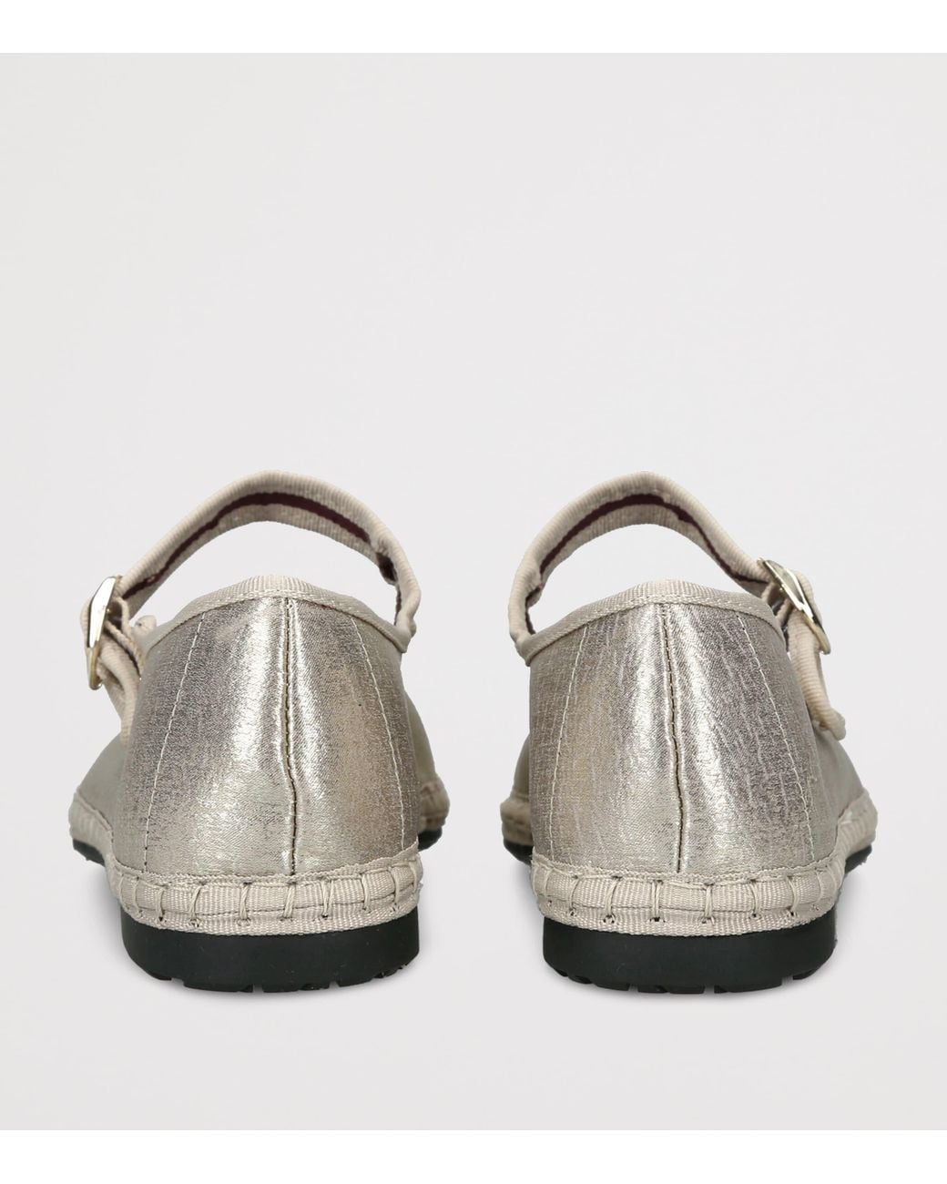 Flabelus White Flor Mary Jane Flats