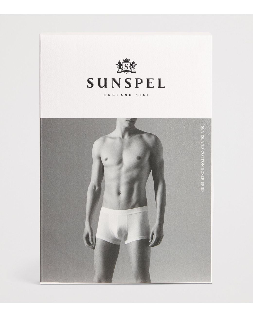 Sunspel Blue Sea Island Cotton Trunks for men