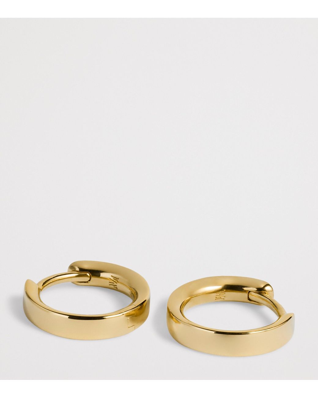 Monica Vinader Metallic Vermeil Huggie Hoop Earrings