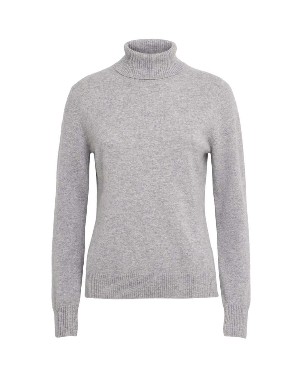 Falke Gray Cashmere Rollneck Sweater