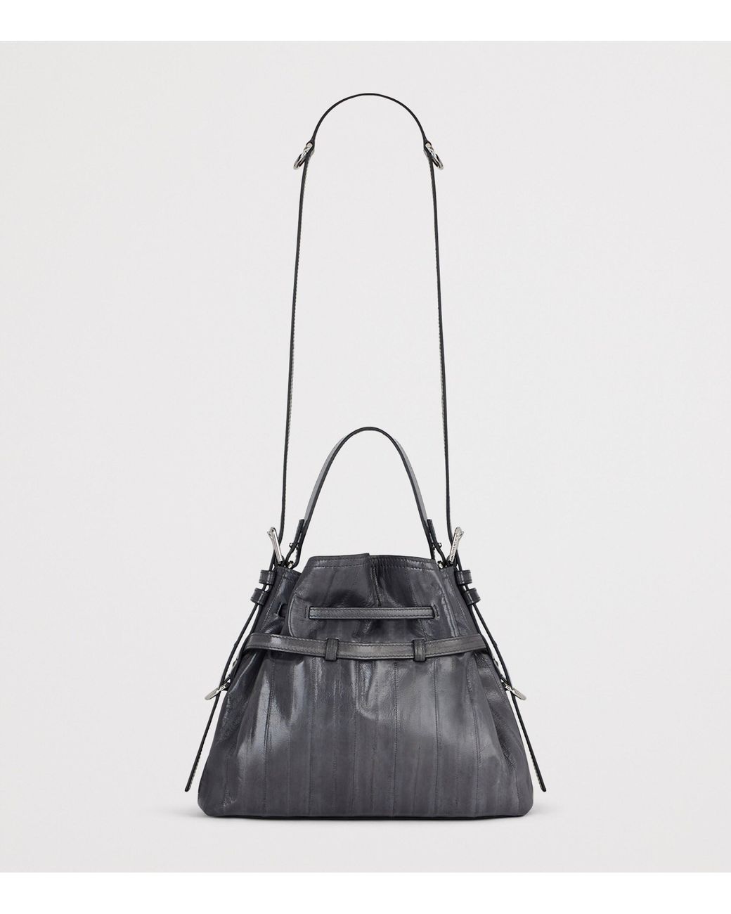 Givenchy Black Small Leather Voyou Bucket Bag