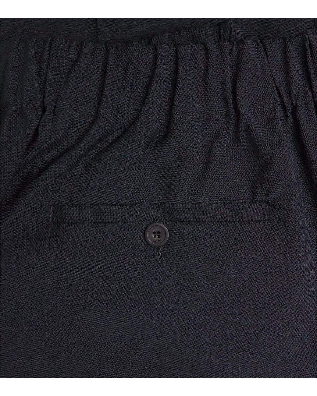 Sandro Blue Wide-Leg Trousers for men