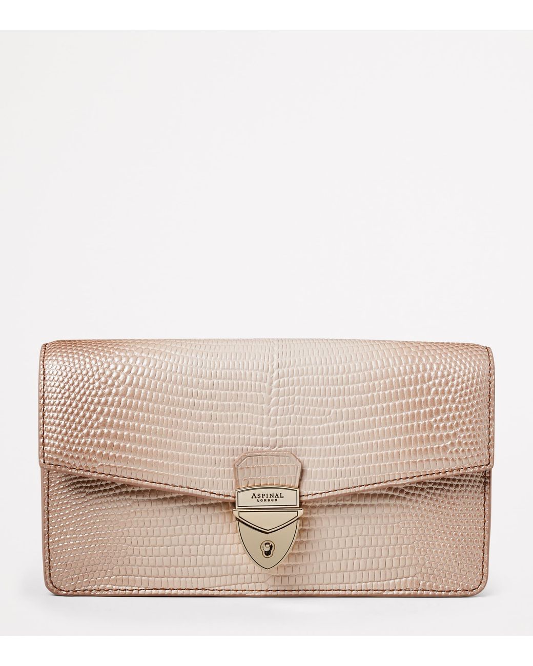 Aspinal Natural Mayfair 2 Clutch Bag