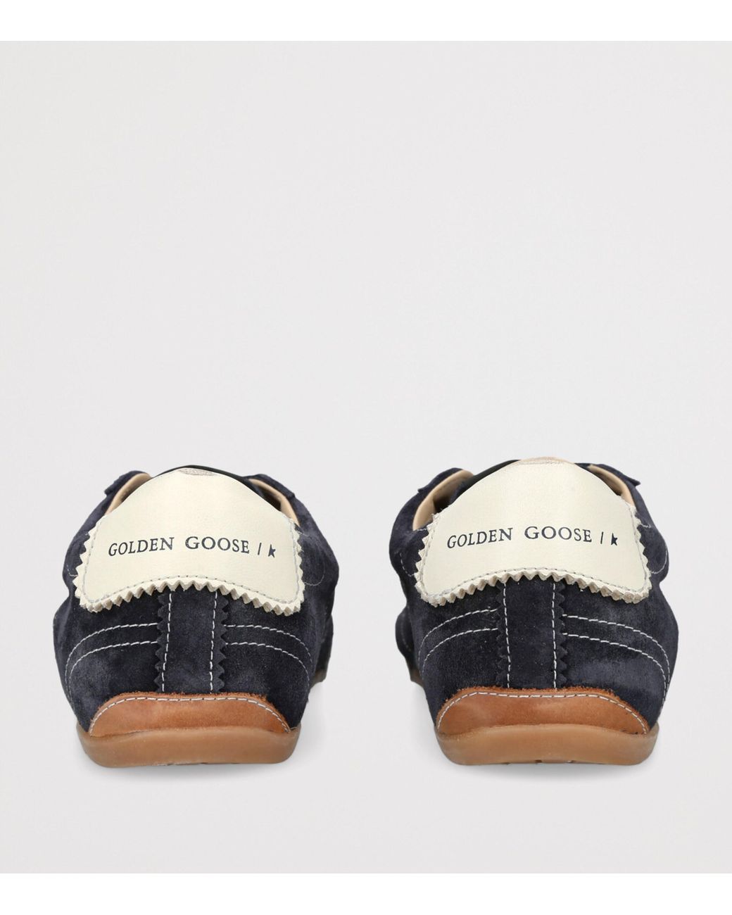 Golden Goose Deluxe Brand Blue Suede-Leather True Star Sneakers for men