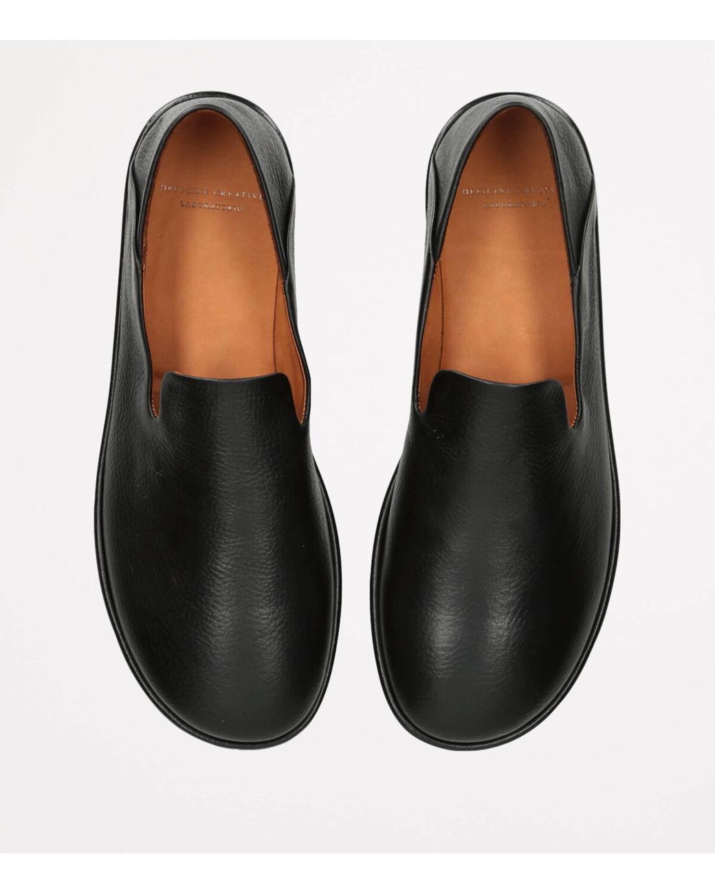 【関税込み】OFFICINE CREATIVE \"Mienne 102\" Slippers Officine Creative Leather Mienne Slippers in Black for Men