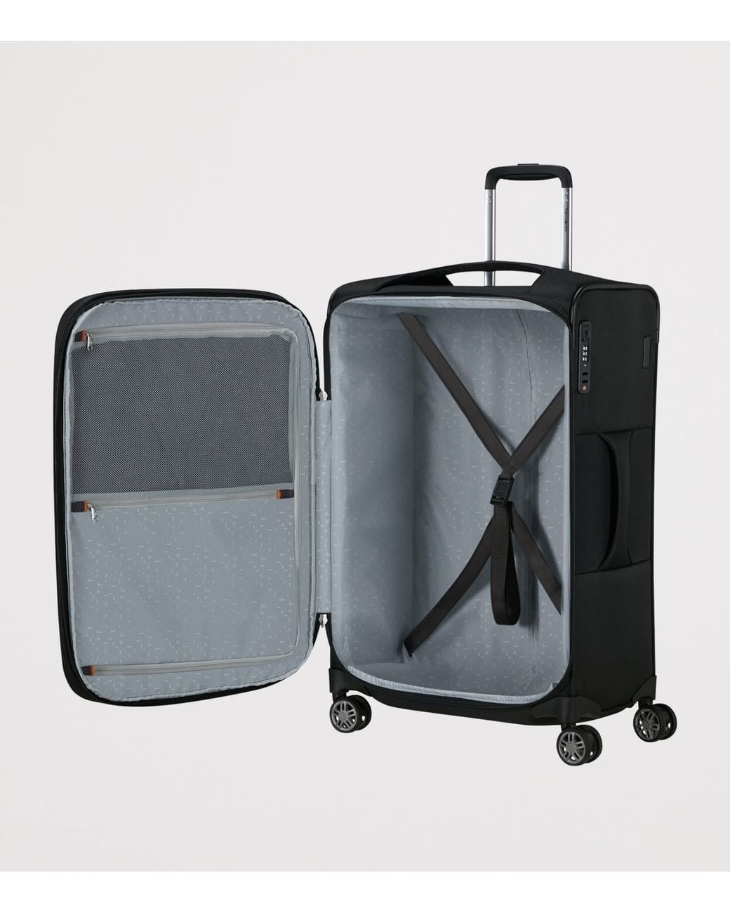 Samsonite Black Expandable Re-Lite Spinner Suitcase