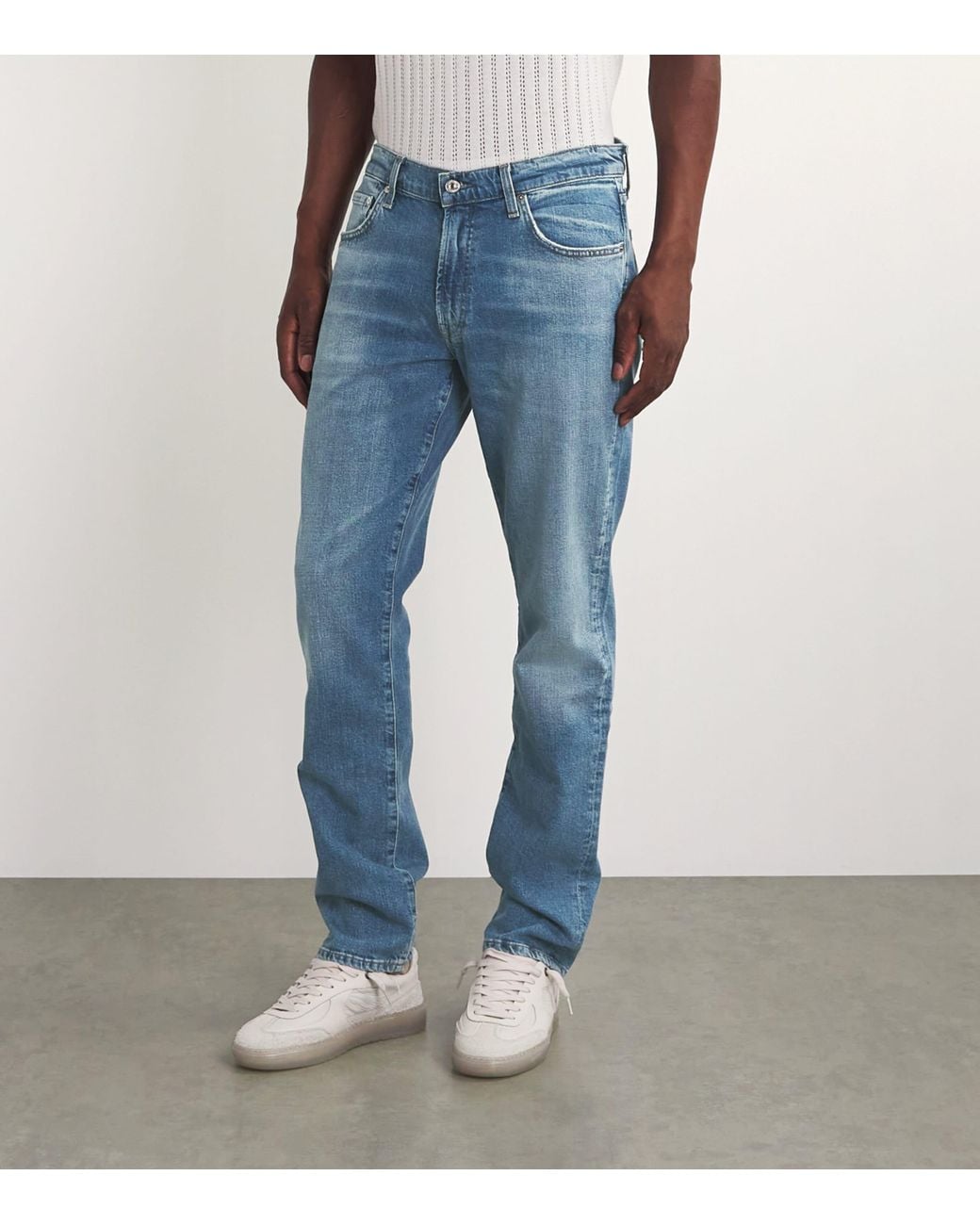 Citizens of Humanity Blue Gage Archive Slim-Straight Jeans for men
