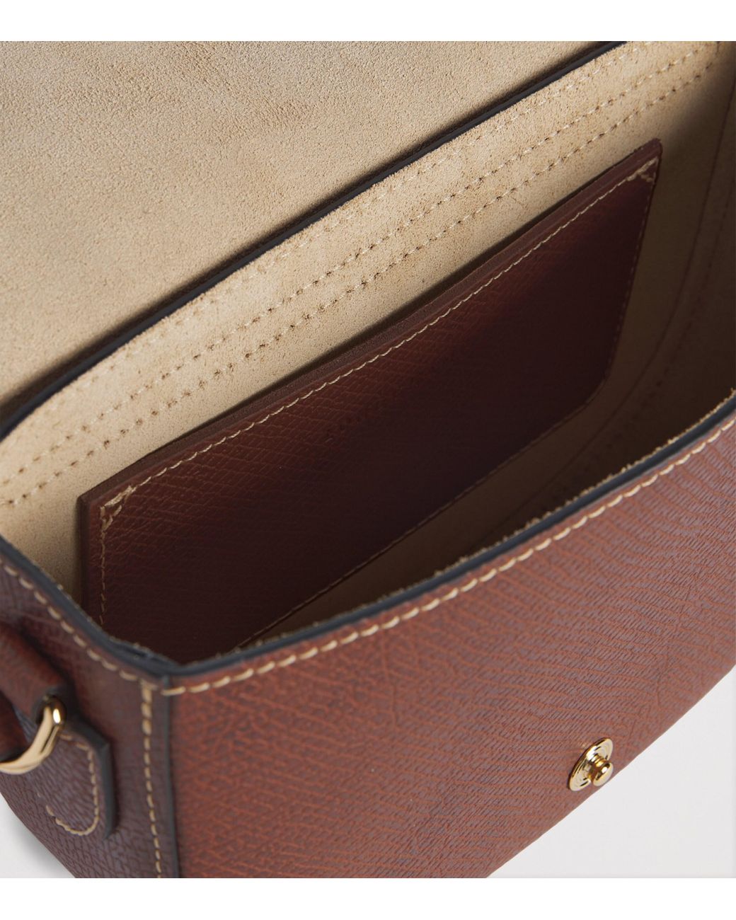 Longchamp Brown Small Leather Épure Cross-Body Bag