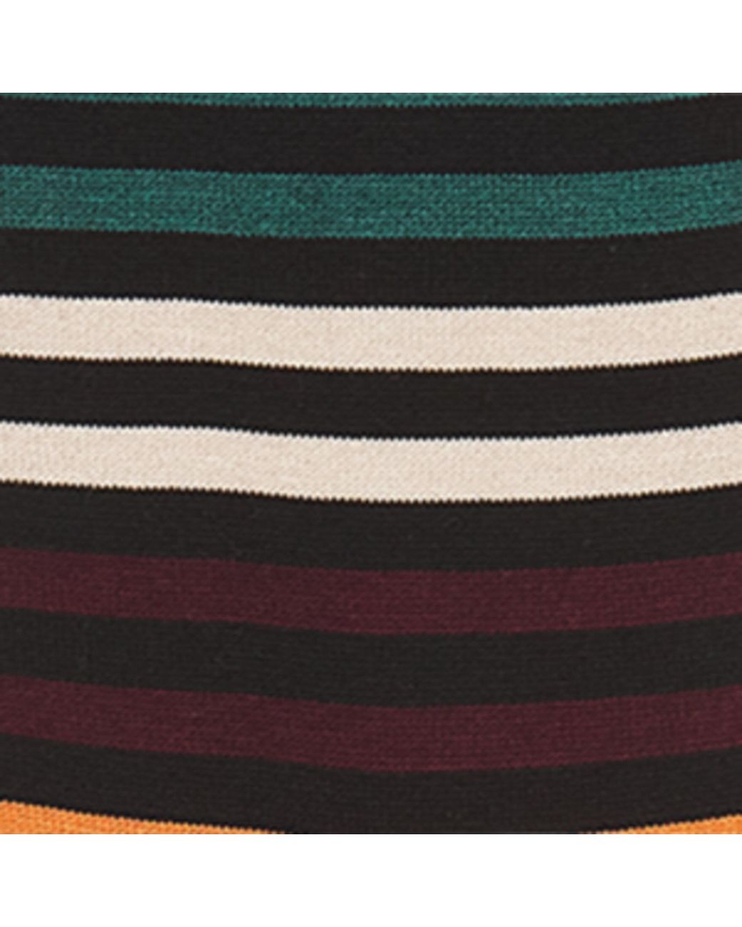 Pantherella Black Cotton-Blend Kilburn Striped Socks for men