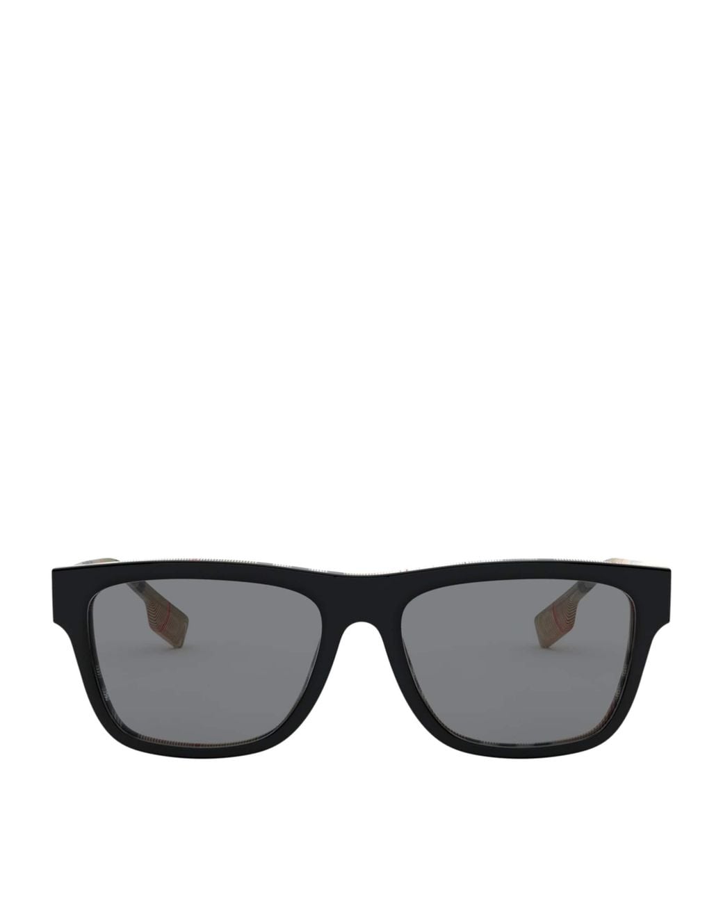 Burberry Black Acetate Square Sunglasses for men