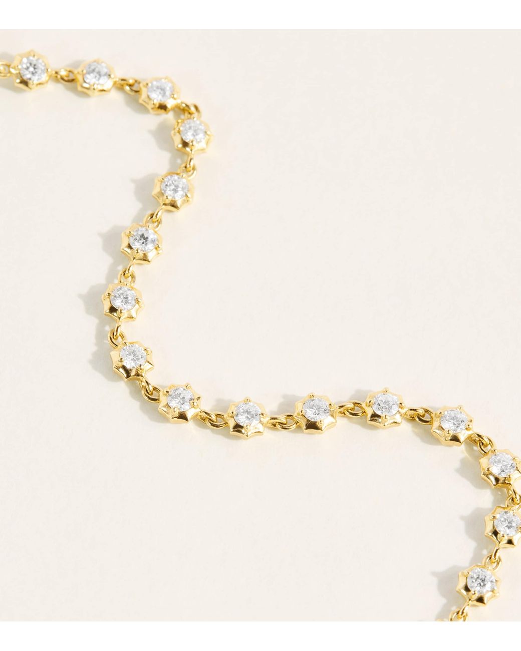 Jade Trau Natural And Diamond Sophisticate Tennis Bracelet
