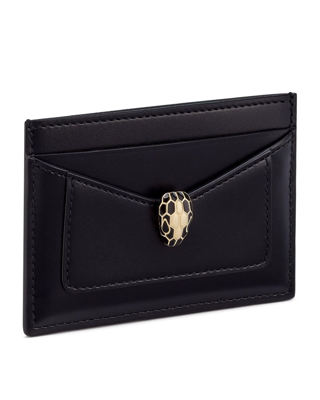 BVLGARI Black Serpenti Forever Card Holder