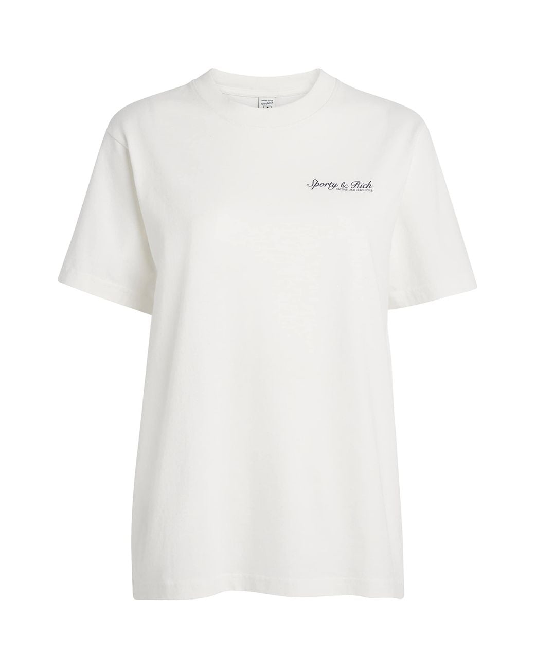 Sporty & Rich White Cotton Syracuse T-Shirt