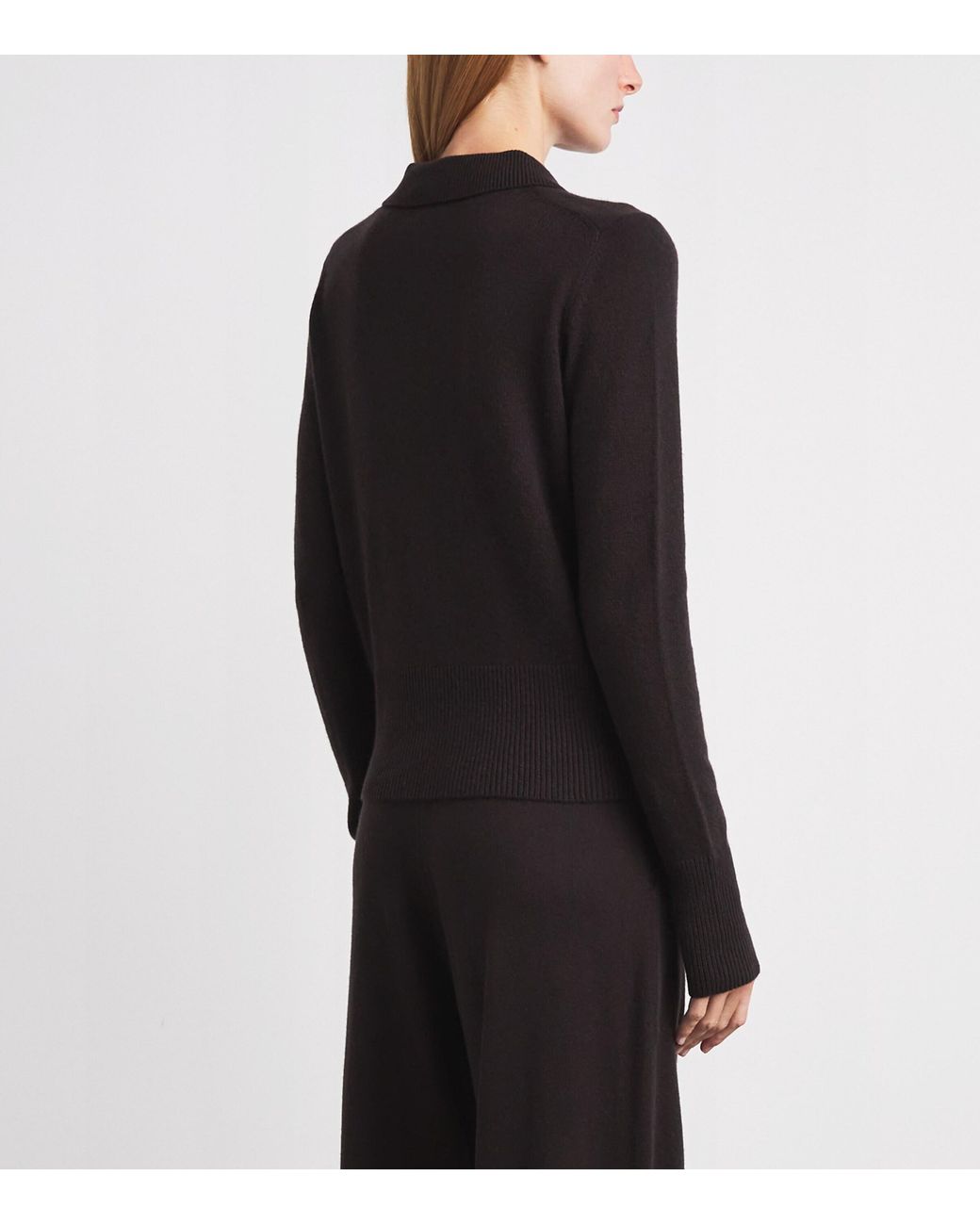 LeKasha Black This Shirt Cardigan From La Kasha, Organic Cashmere