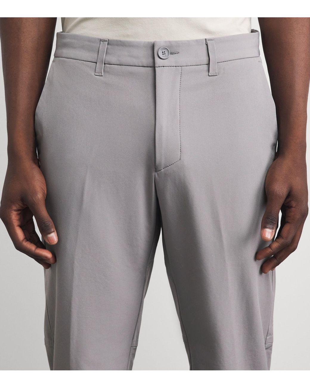 Boss Gray Commuter Slim Chinos for men