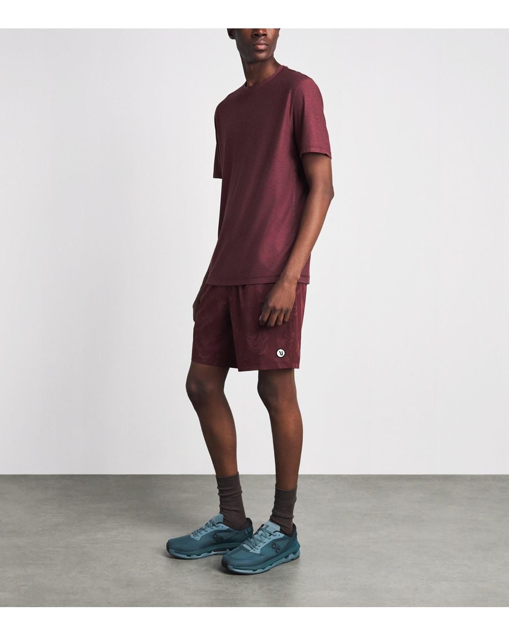 vuori Purple 7' Lined Kore Shorts for men