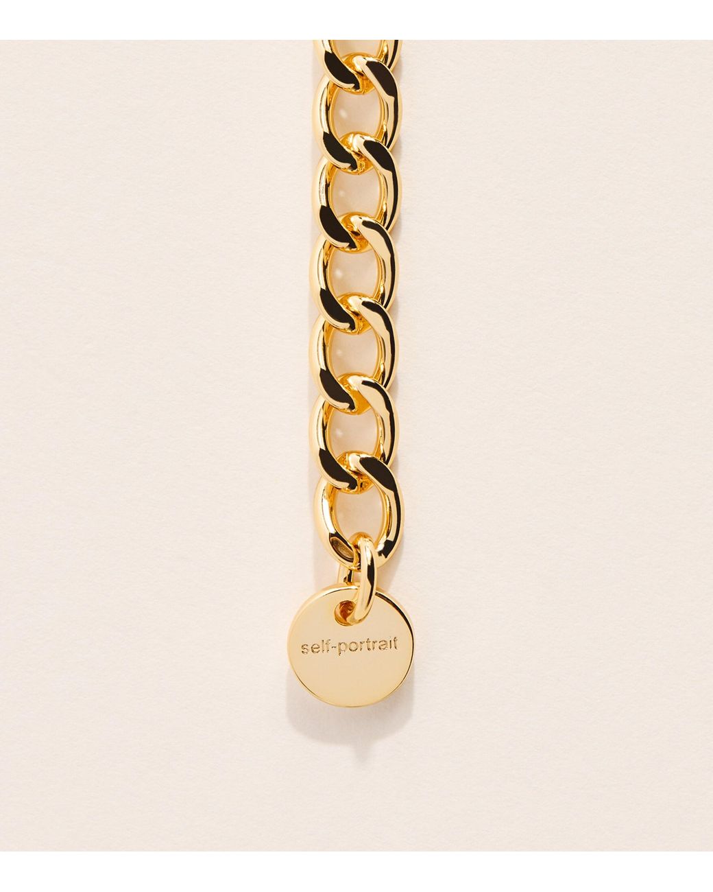 Self-Portrait Natural Heart Charm Bracelet
