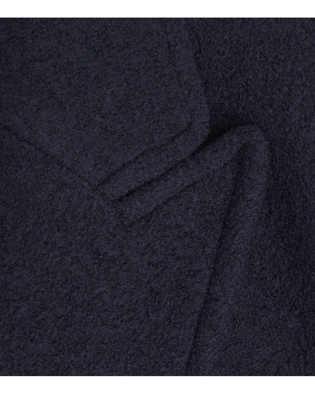 Claudie Pierlot Blue Wool Trench Coat