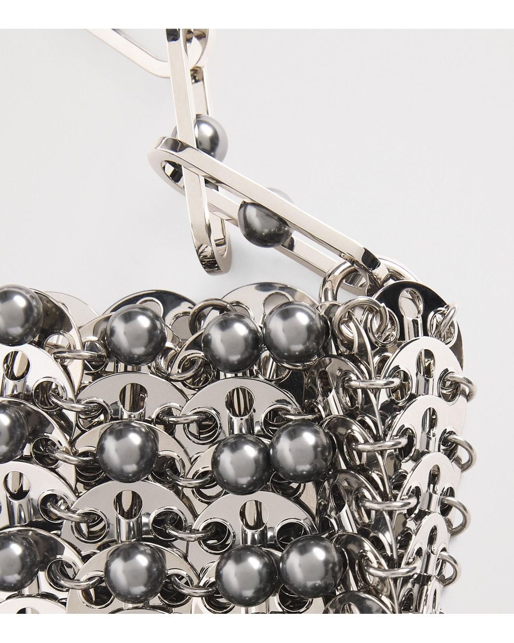 Rabanne Gray Sphere Shoulder Bag