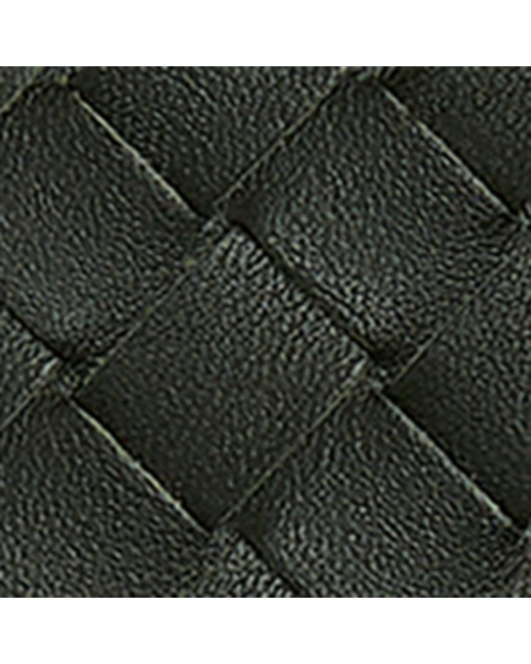 Bottega Veneta Black Leather Intrecciato Piccolo Bifold Wallet for men