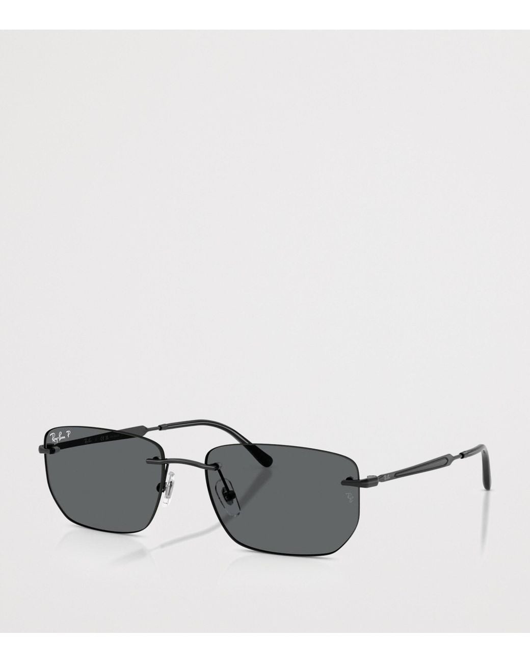 Ray-Ban Gray Rb3768 Metal Irregular Sunglasses