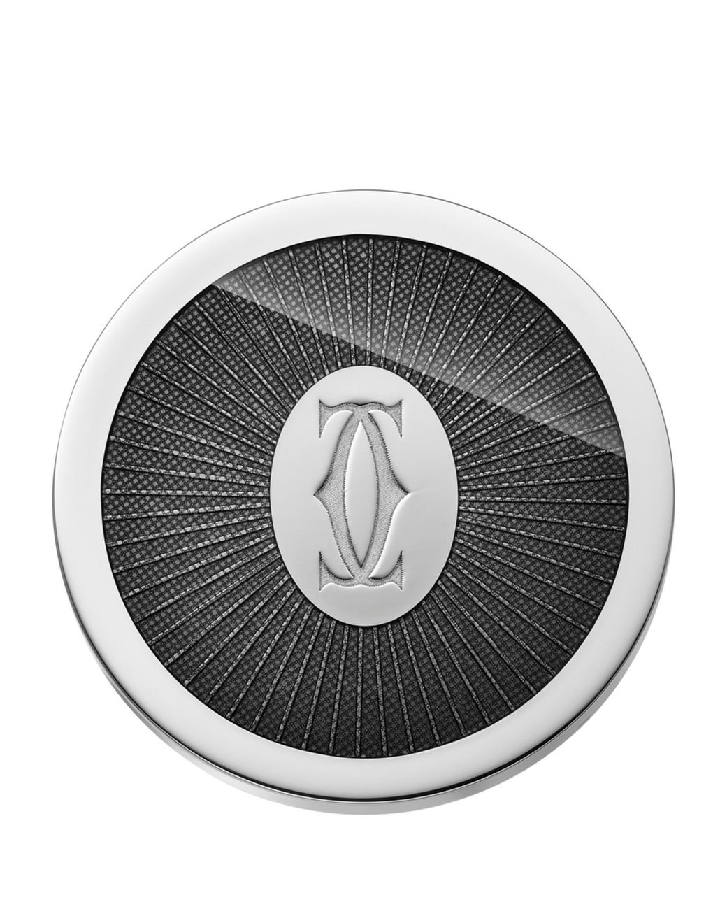 Cartier Metallic Sterling Double C De Cufflinks for men
