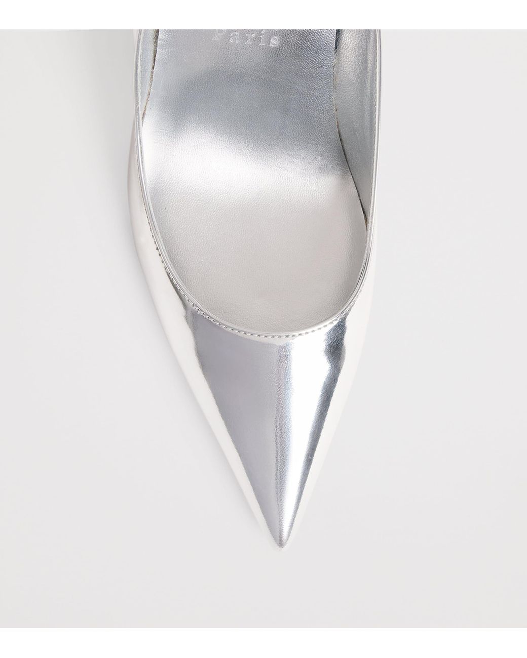 Christian Louboutin White Miss Z Patent Leather Pumps 80