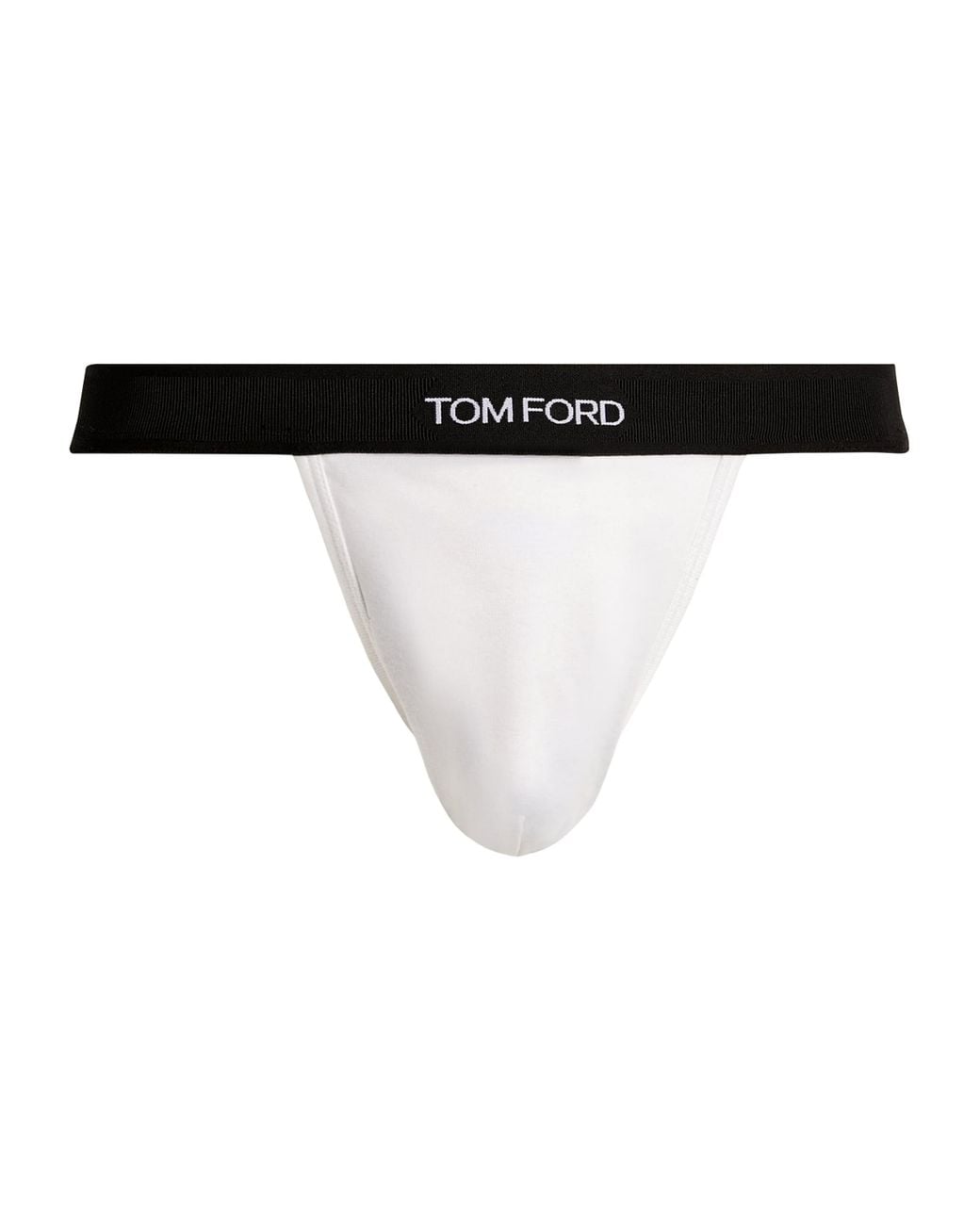 Tom Ford Black Logo Jock Strap for men