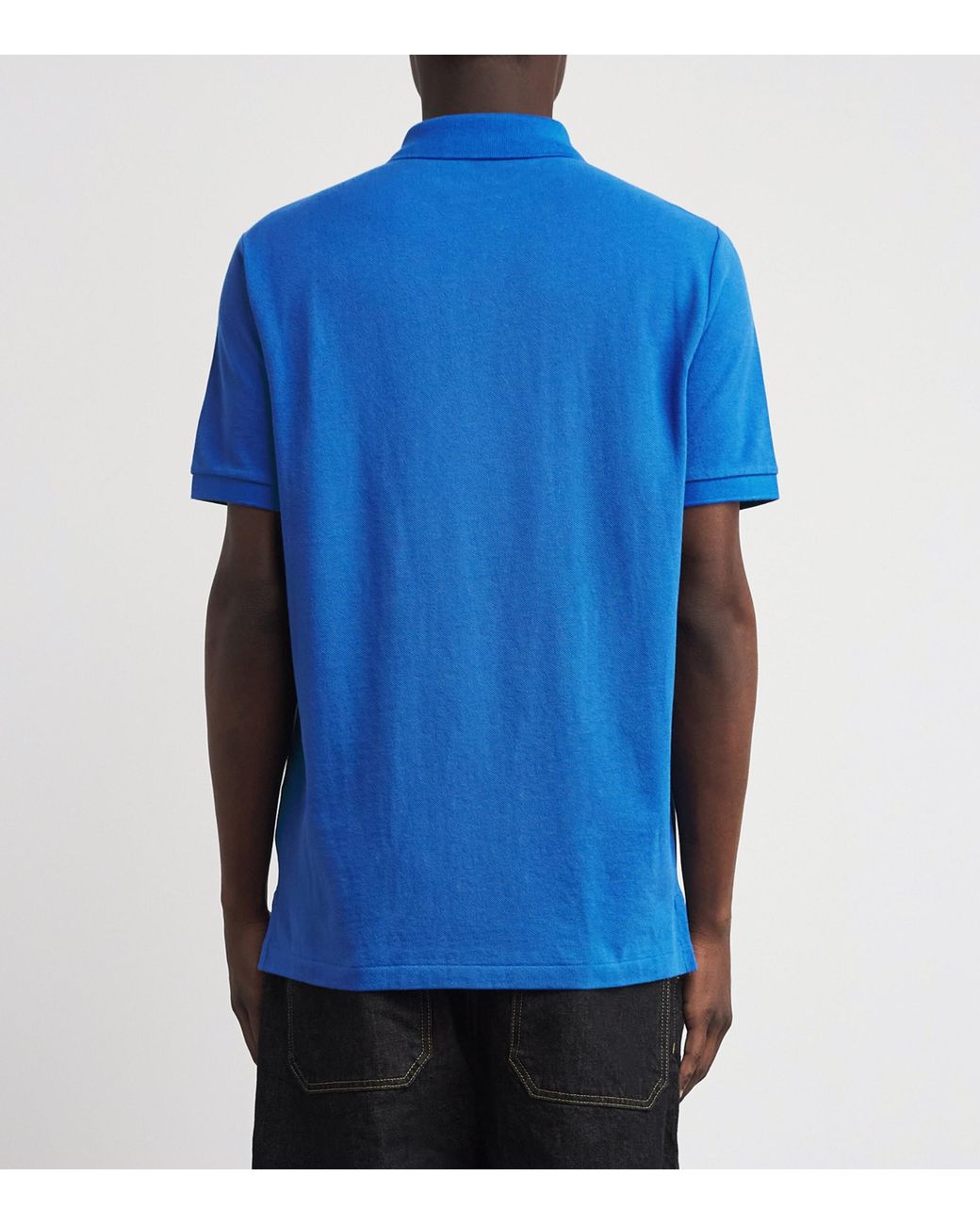 Polo Ralph Lauren Blue Cotton Mesh Classic-Fit Polo Shirt for men