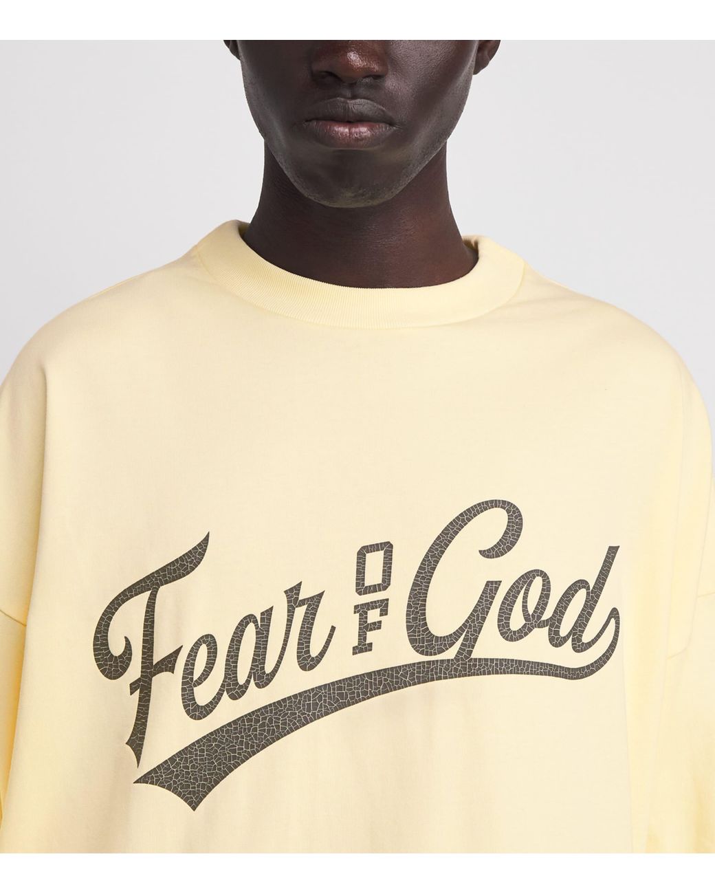 Fear Of God Natural Cotton Merch Long-Sleeve T-Shirt for men