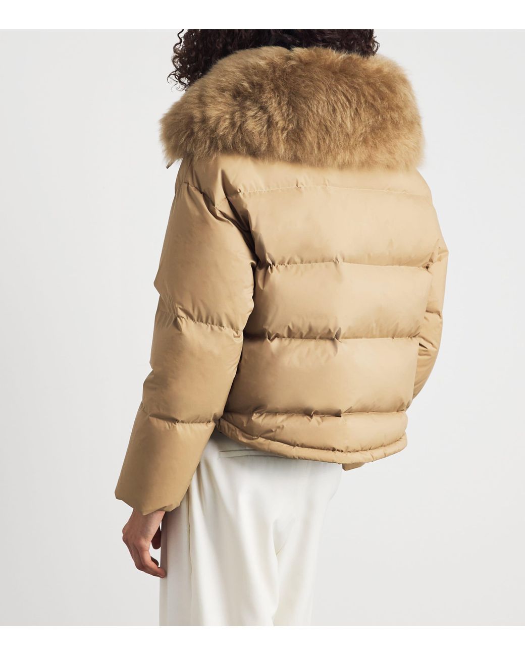 Yves Salomon Natural Down Technical Puffer Jacket