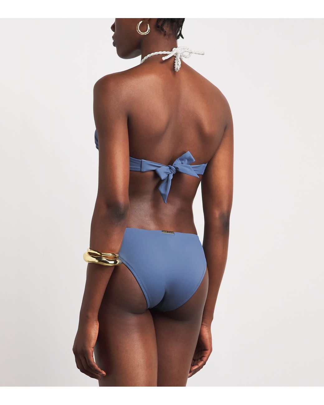 Heidi Klein Blue Cetara Bikini Top