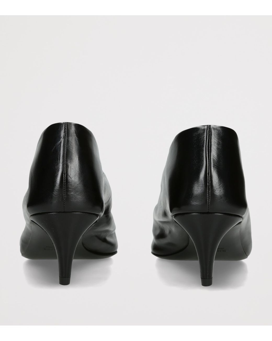 Khaite Black Leather Miriam Pumps 50