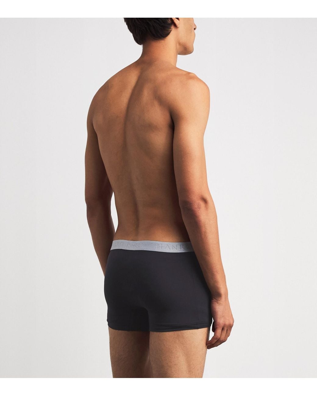 Hanro Gray Cotton-Blend Essentials Trunks for men