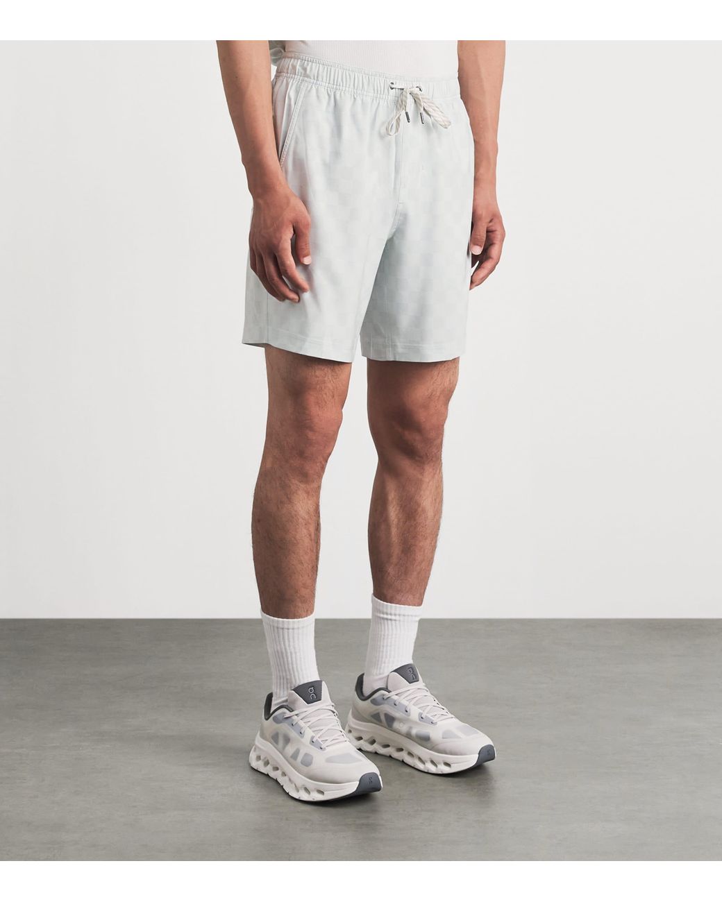 vuori Gray 7' Lined Kore Shorts for men