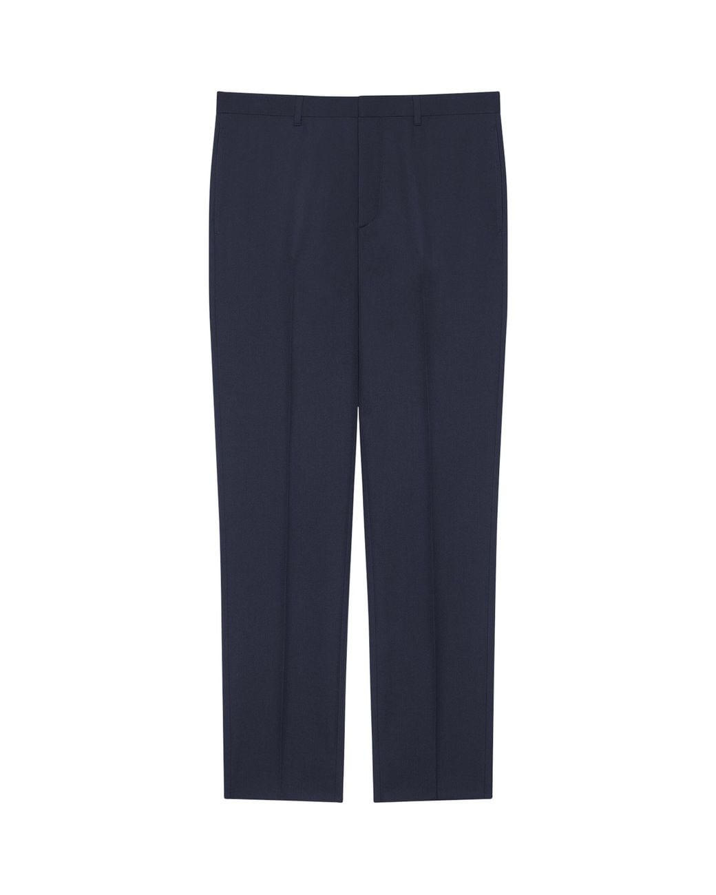 Givenchy Blue Wool Slim Tailored Trousers for men