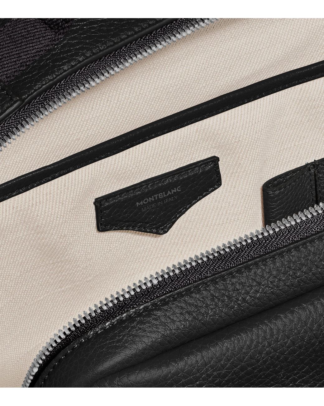Montblanc Black Leather Companion Backpack