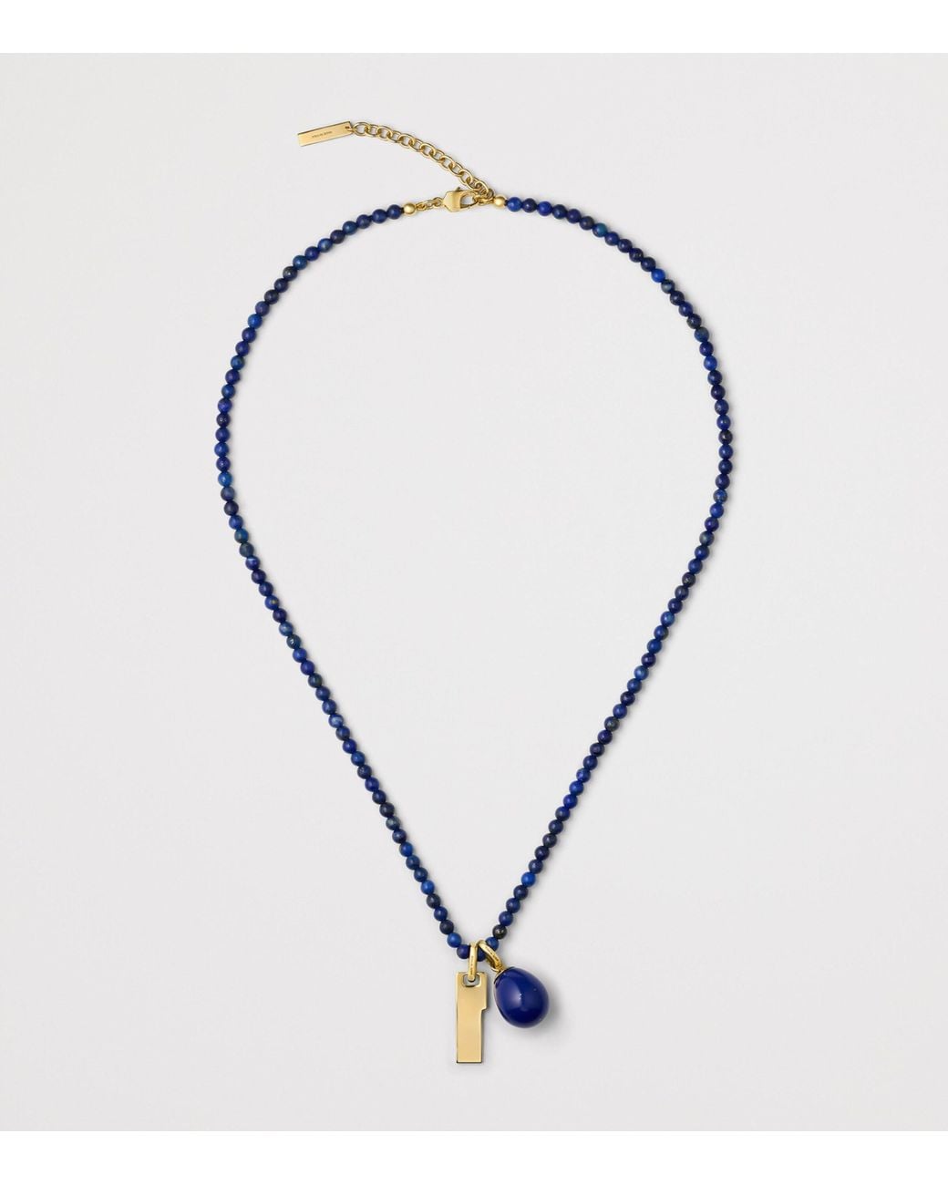 Givenchy Blue Lapis Lazuli Tape Necklace