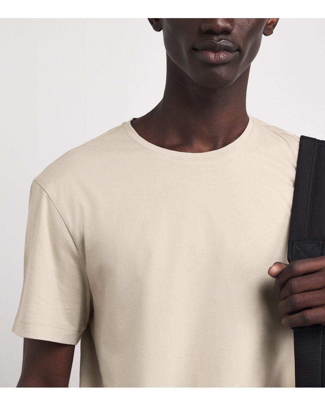 PAIGE White Pima Cotton Sorden T-Shirt for men
