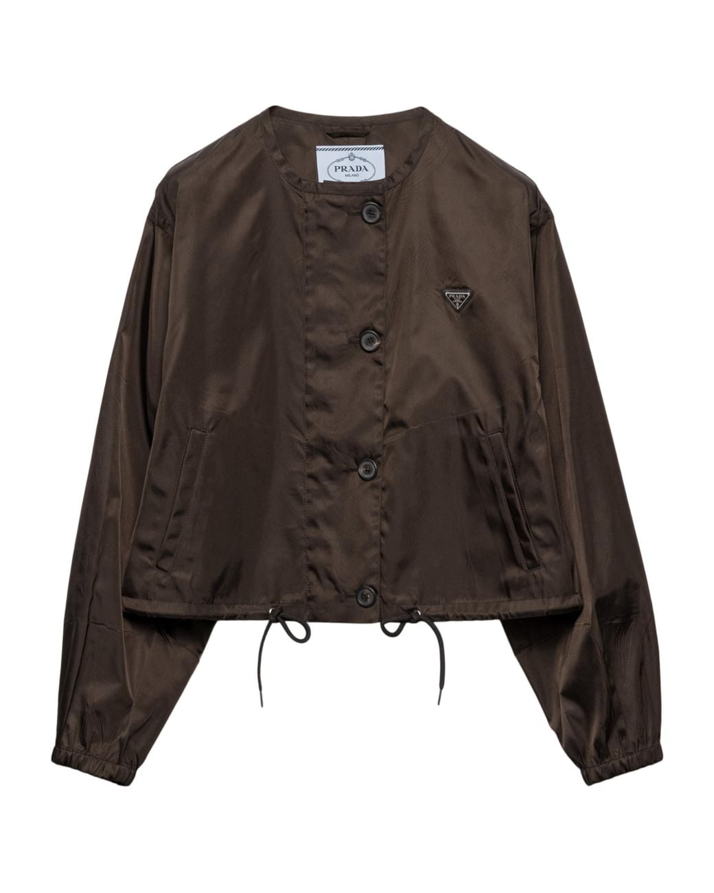 Prada Brown Re-Nylon Triangle Jacket