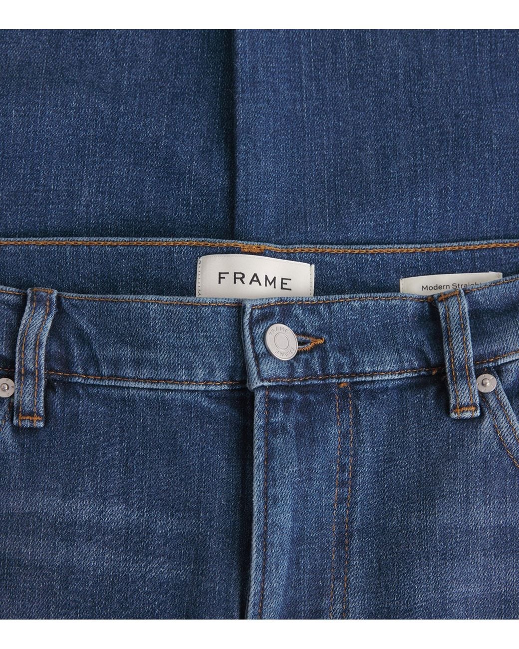 FRAME Blue The Modern Straight Jeans for men